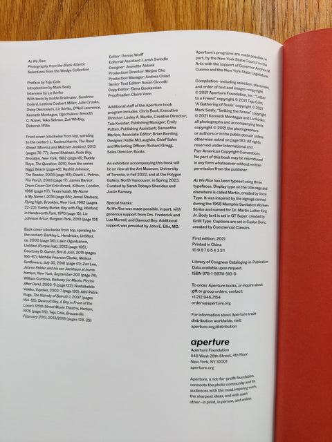 As We Rise: Photography from the Black Atlantic (Imperfect Copies)