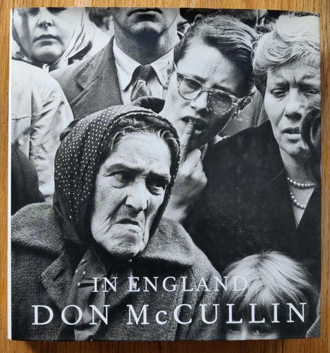 the photography book cover of In England by Don McCullin. in dust jacketed hardcover.