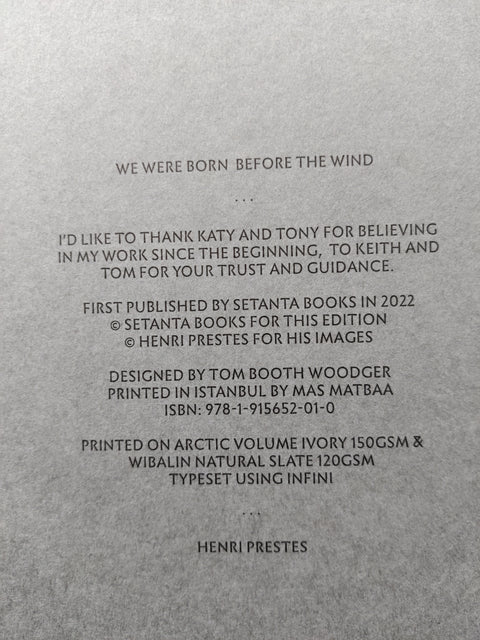 We Were Born Before The Wind