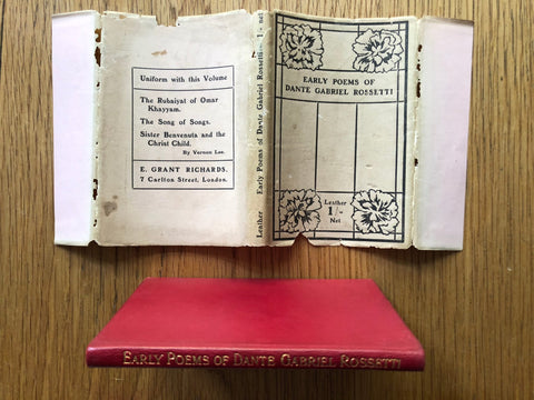 Early Poems of Dante Gabriel Rossetti