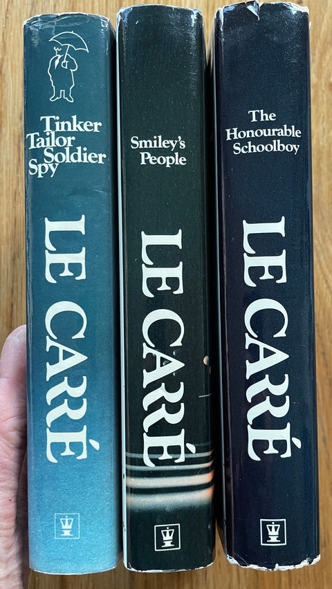 The Karla Trilogy - Tinker Tailor Soldier Spy - The Honourable Schoolboy - Smiley's People all 1sts signed to the page