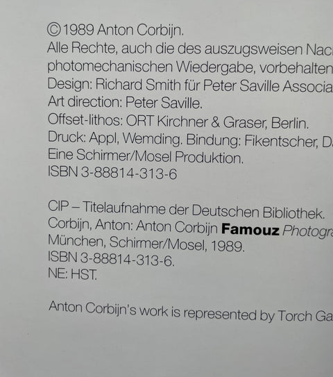 Famouz: Photographs 1975-88