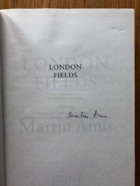 Uncorrected Proofs in clamshell case - Einstein's Monsters - Visiting Mrs Nabakov - London Fields - The Moronic Inferno - all signed by Amis