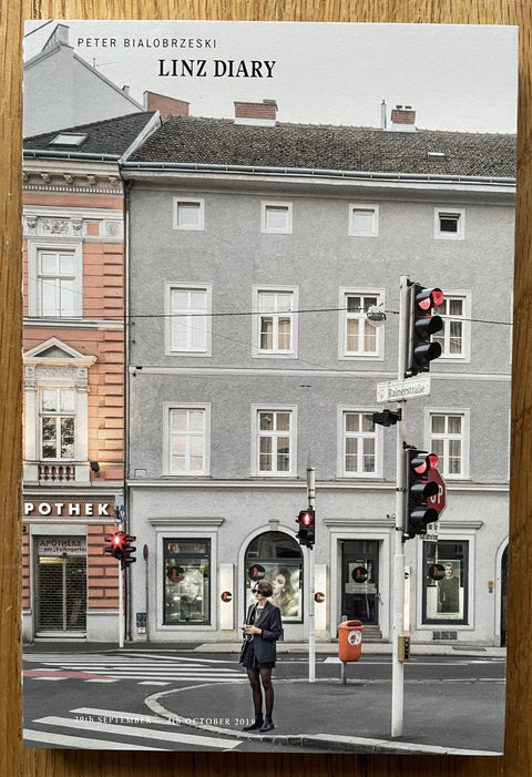This is the cover of Linz Diary by Peter Bialobrzeski with a citycape photograph on the cover