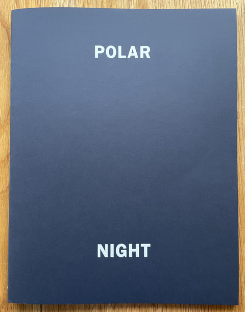 This is the cover of Polar Night by Mark Mahaney with white text on a blue cover