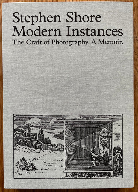 the photobook cover of Stephen Shore Modern Instances by Stephen Shore. Signed.