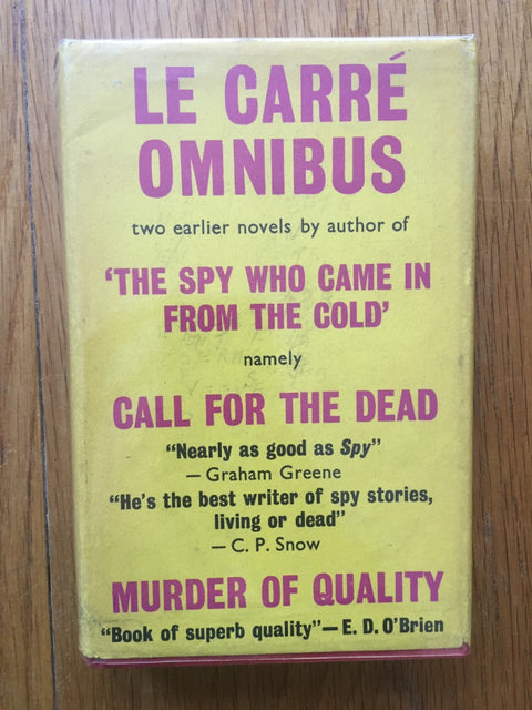 Le Carre Omnibus -The Spy who Came in From the Cold, Call for the Dead, Murder of Quality