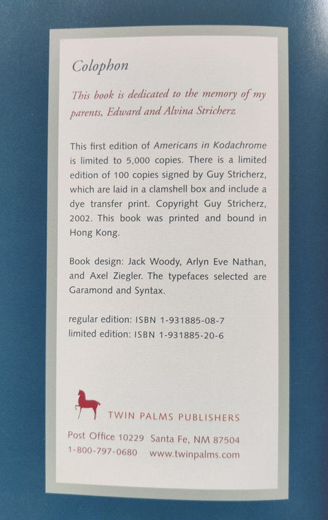 Americans in Kodachrome - Setanta Books