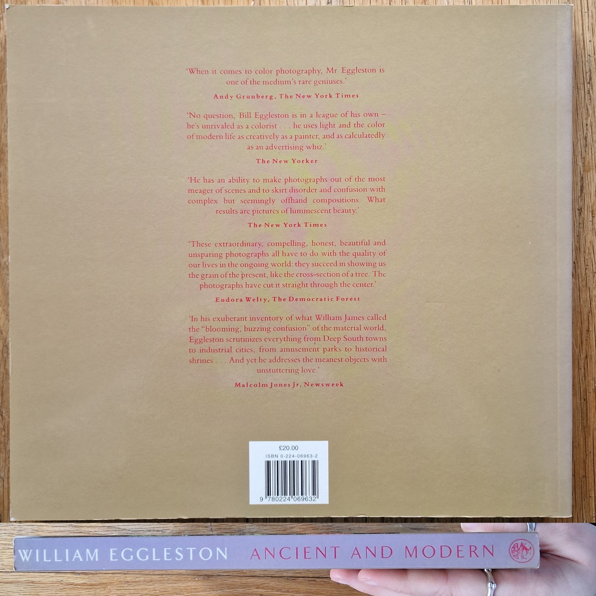 Buy Ancient and Modern by William Eggleston Online – Setanta Books