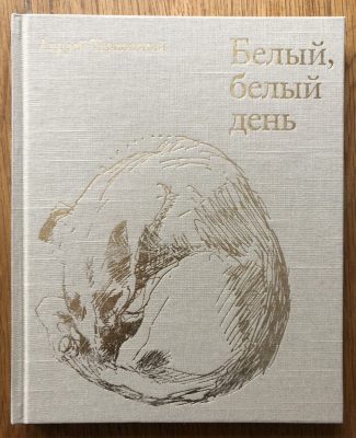 The photography book cover of Bright, Bright Day by Andrey Tarkovsky. Hardback in beige and gold.