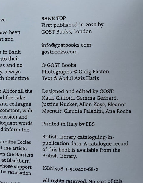 Bank Top - Setanta Books