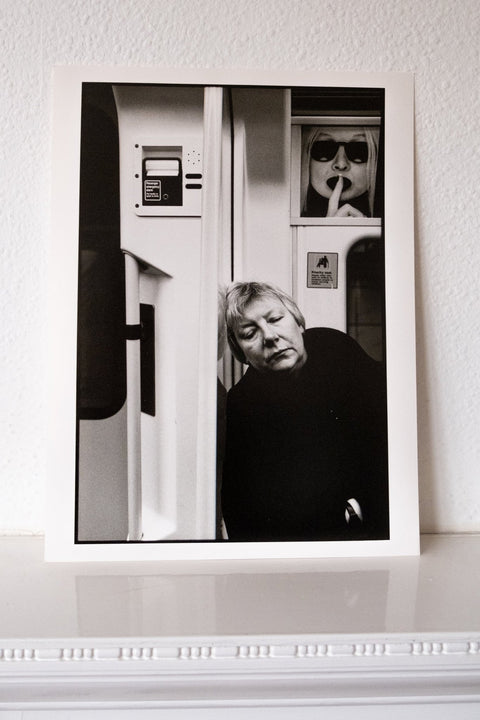 The vintage photography print of Bank Underground station, London 2000 (Vintage Print) by Matt Stuart. Signed on verso.