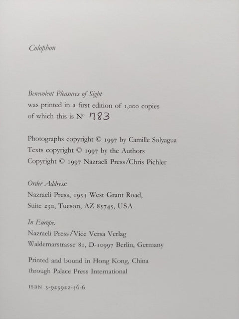 Benevolent Pleasures of Sight