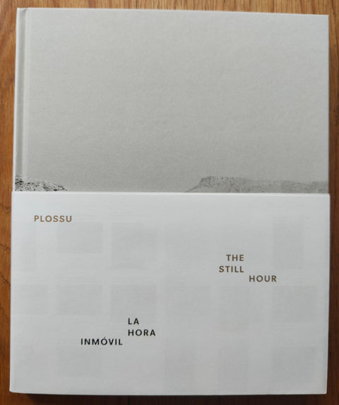 The photography book cover of The Still Hour by Bernard Plossu. Hardback in white.