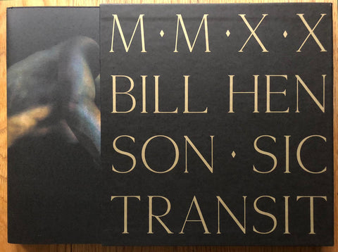 The photography book cover of SIC TRANSIT by Bill Henson. Hardback with black slipcase.