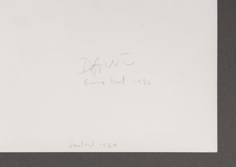 Burning Boat 1984 (Vintage Print) - Setanta Books