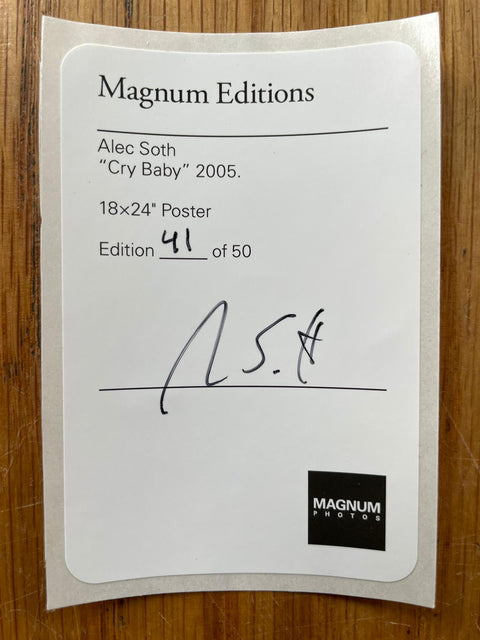 Cry Baby, 2005 (Magnum Editions Poster) - Setanta Books