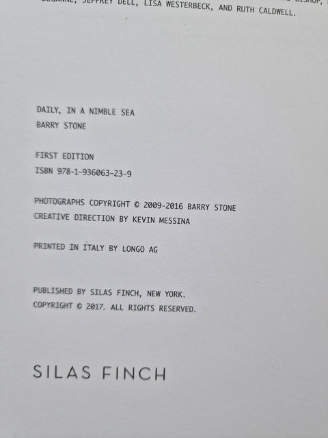Daily, in a Nimble Sea - Setanta Books