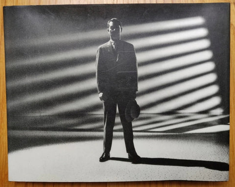 The photography book cover of Mr Salesman by Diane Keaton. Hardback with B&W image of a man standing in the middle.