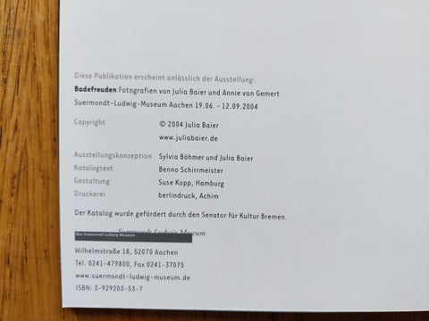 Die Öffentliche Badeanstalt - Setanta Books