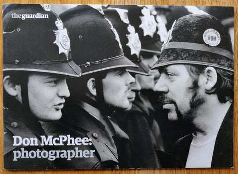 The photobook cover of Don McPhee: Photographer. In softcover black and white.