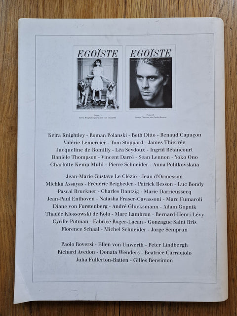 Egoïste Number 16 Tome 2 - James Thierrée - Setanta Books