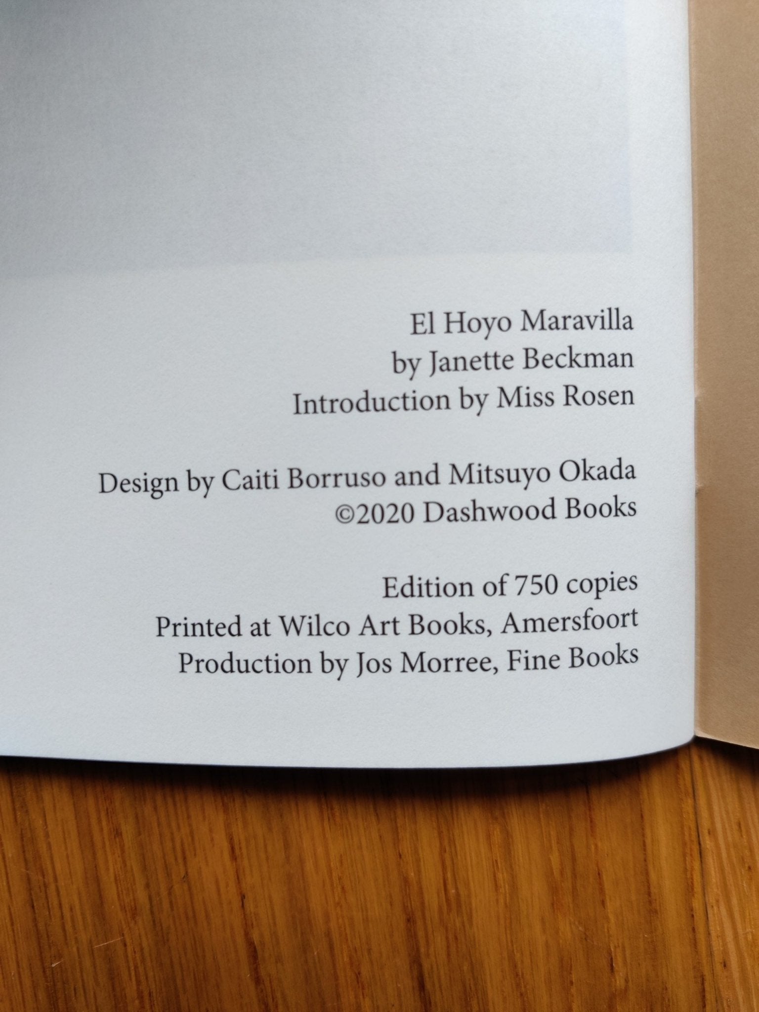 Buy El Hoyo Maravilla by Janette Beckman online – Setanta Books