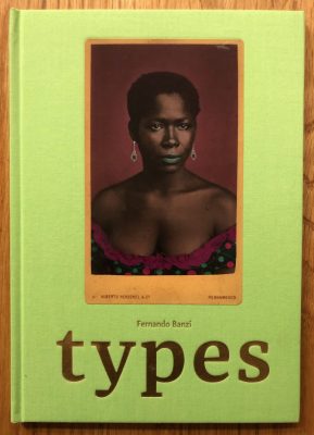 The photobook cover of Types by Fernando Banzi. Hardback in lime green.