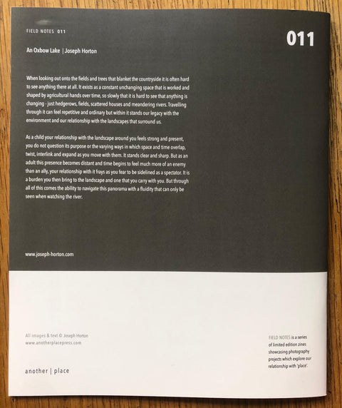 Field Notes 011: An Oxbow Lake - Setanta Books