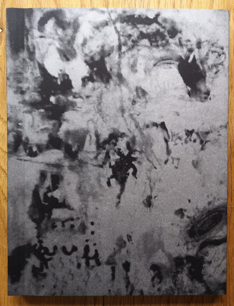 The photobook cover of Flesh by Inuuteq Storch. Paperback with a black and white watercolour paint cover. Signed.