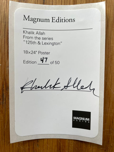 From the series "125th &amp; Lexington" (Magnum Editions Poster) - Setanta Books