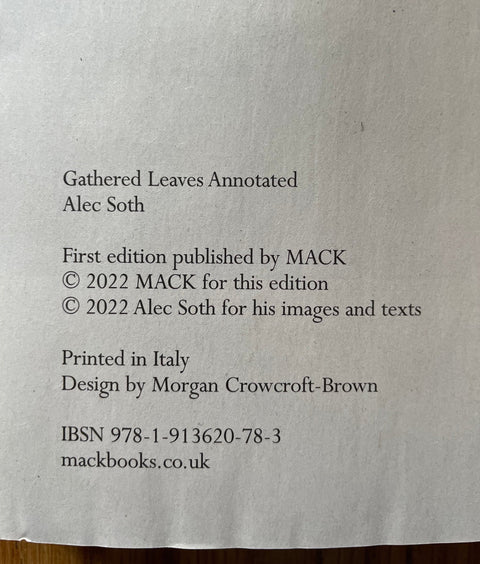 Gathered leaves Annotated - Setanta Books