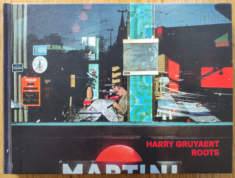 The photography book cover of Roots by Harry Gruyaert. In hardcover. Signed.