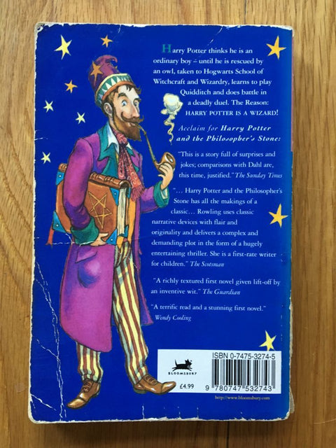 Harry Potter and the Philosopher's Stone - 8th printing - Setanta Books