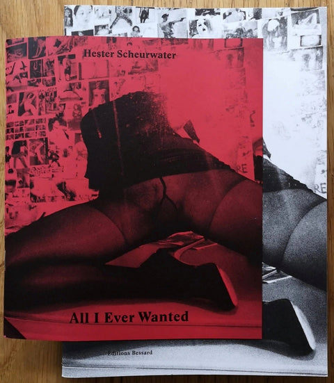 The photobook cover of All I Ever Wanted by Hester Scheurwater. Paperback in red. Signed.