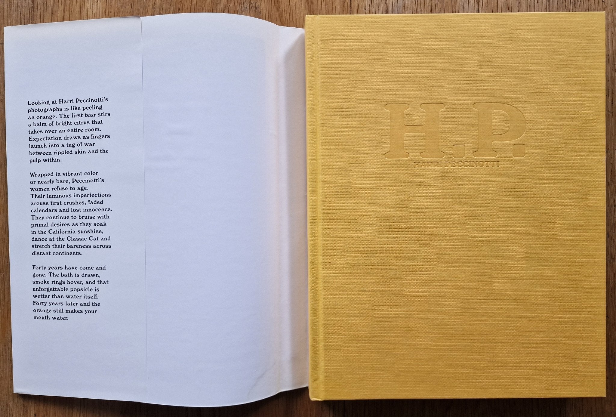 Buy H.P. by Harri Peccinotti Online – Setanta Books