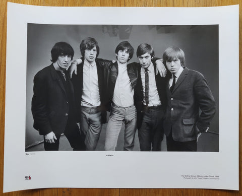 The print of The Rolling Stones by John 'Hoppy' Hopkins.