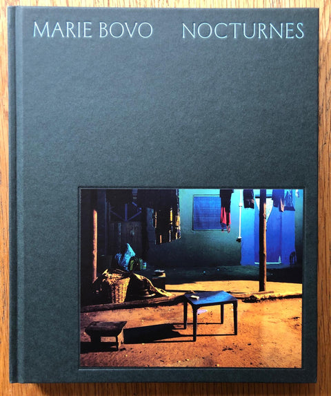The photography book cover of Nocturnes by Marie Bovo. Hardback in black.
