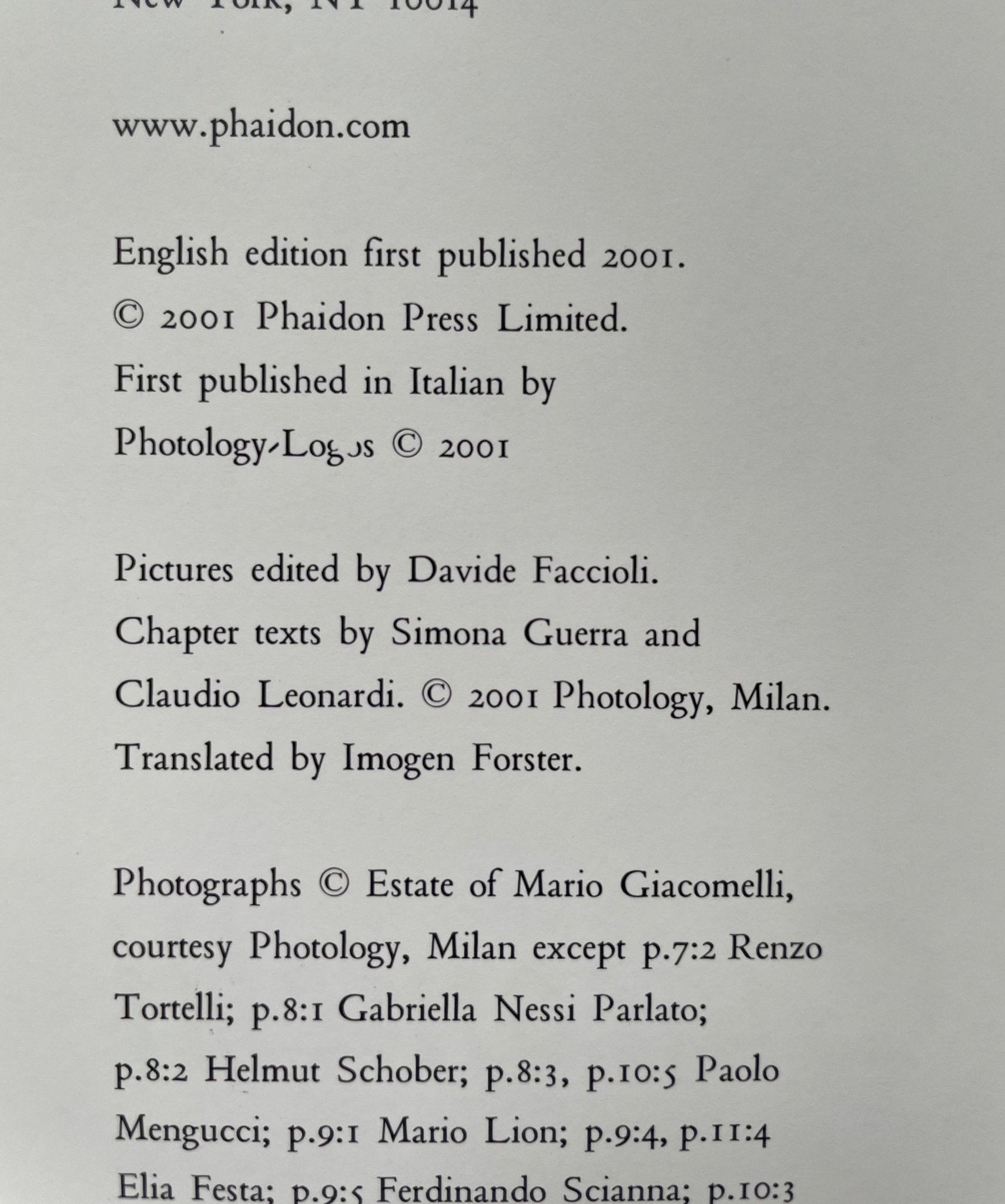 Mario Giacomelli | Photography | Setanta books – Setanta Books
