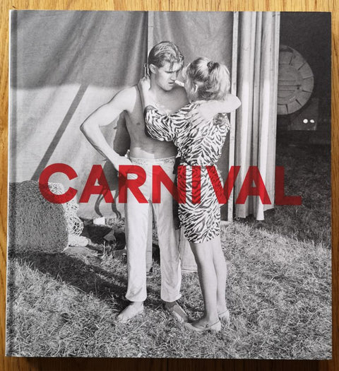 The photography book cover of Carnival (Artist edition) by Mark Steinmetz. In hardcover black and white. With signed print. Signed copy of the book. Limited edition.