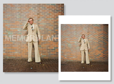 Memory Lane with “The Man in the Suit” Print - Setanta Books