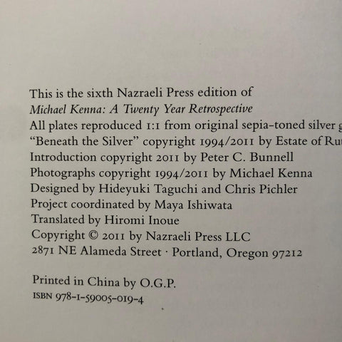 Michael Kenna: A Twenty Year Retrospective