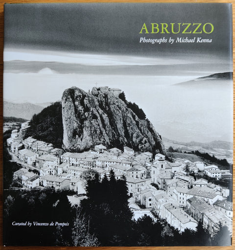 The photography book cover of Abruzzo by Michael Kenna. Hardback in B&W with image of Abruzzo. Signed.