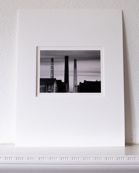 The  print of Northern England 1983-1986 (Deluxe Edition with Original Print) by Michael Kenna. Signed.