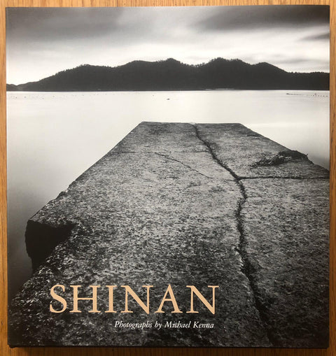 The photography book cover of Shinan by Michael Kenna. Hardback in black and white. Signed.