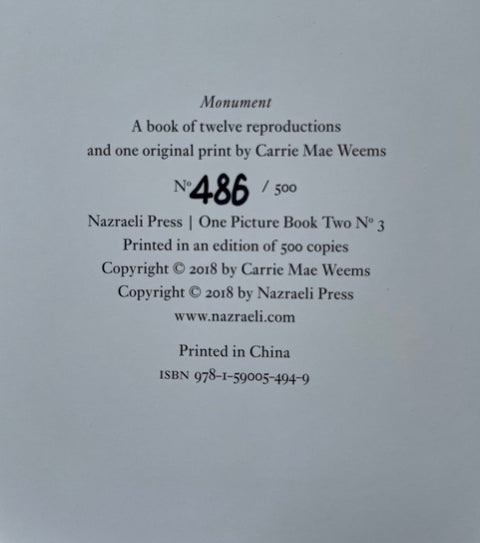 Monument (One Picture Books) - Setanta Books