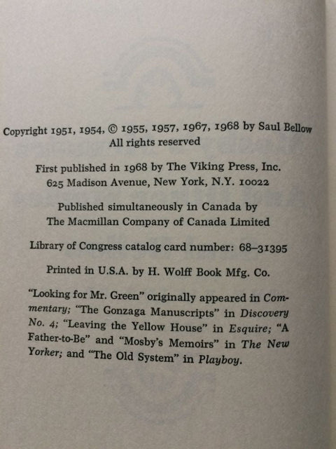 Mosby's Memoirs and Other Stories