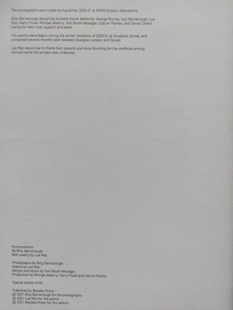 Murmurations - Special Edition - Setanta Books