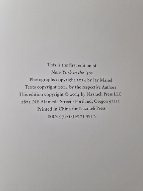 New York in the 50s - Setanta Books