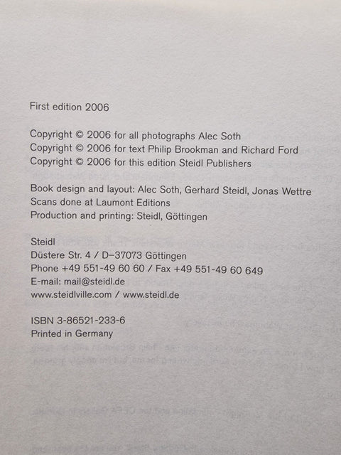 Niagara - Steidl 1st - Setanta Books